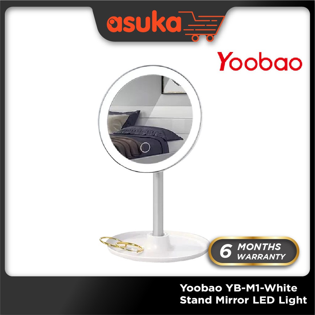 Yoobao YB-M1-White Stand Mirror With LED Light