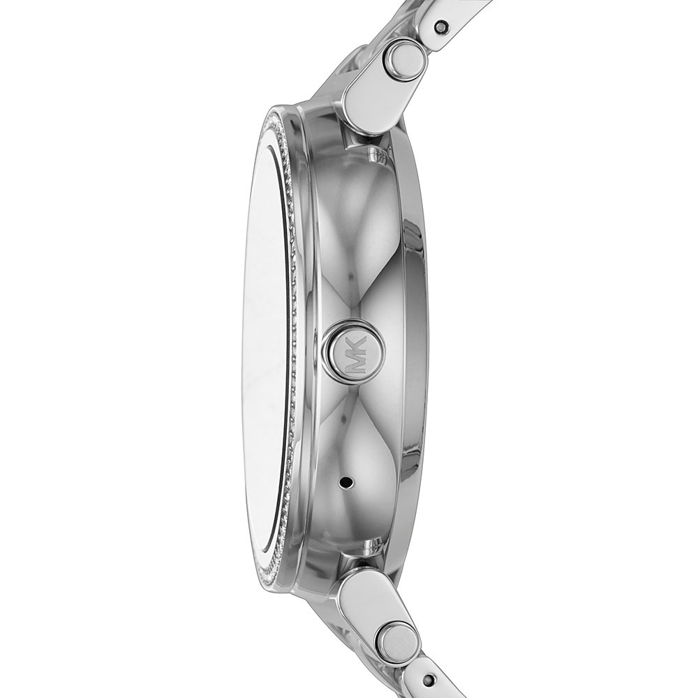 michael kors access sofie silvertone touchscreen smart watch