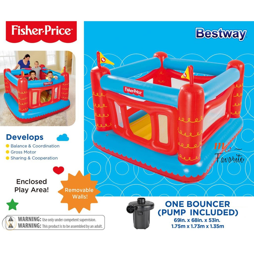 bestway fisher price bouncetastic bouncer