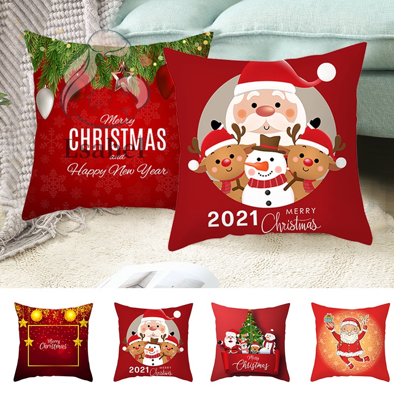 45x45cm Christmas Theme Print Pillow Case Protective 【全品送料無料】