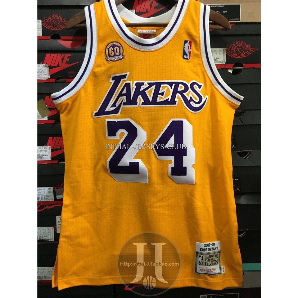 lakers 60th anniversary jersey