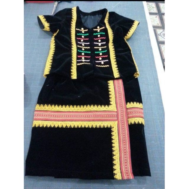 Baju tradisional Sabah kadazan Dusun | Shopee Malaysia