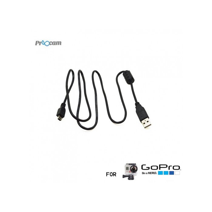 Proocam ProJ080 Mini USB Cable for Gopro Hero ,canon nikon camera