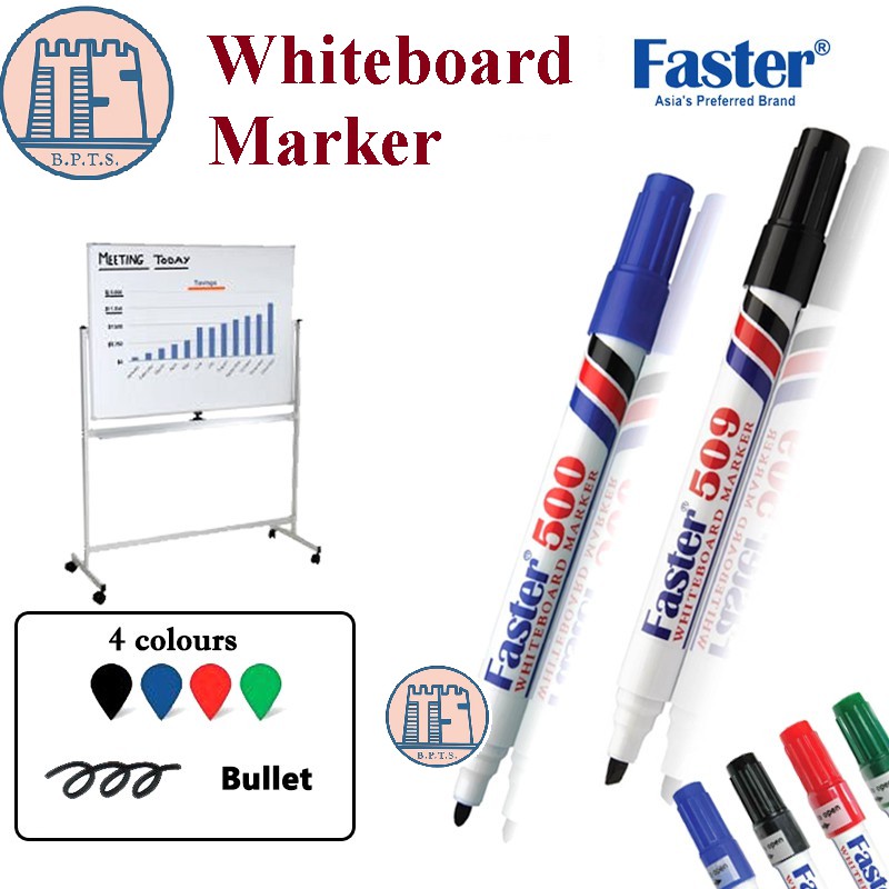 Faster/Astar 500 WHITEBOARD MARKER PEN * Cheaper Alternative to Artline