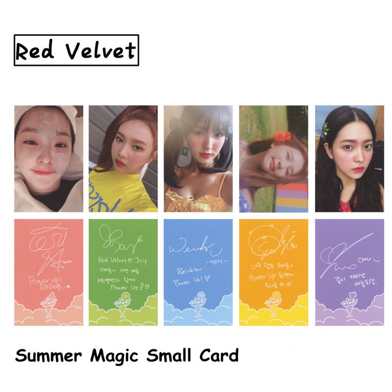 30pcs//set Red Velvet Album LOMO Cards K-POP Photo Card Made Paper New Fashion Self HD Photocard