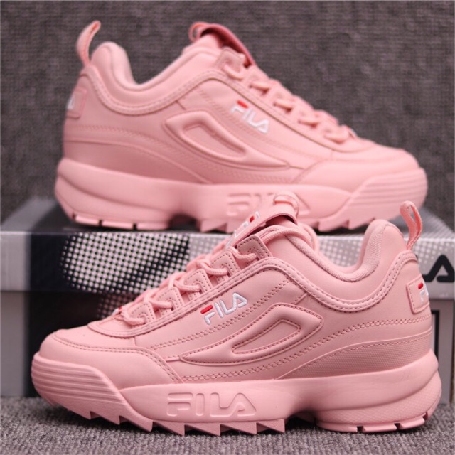 hot pink fila disruptor 2