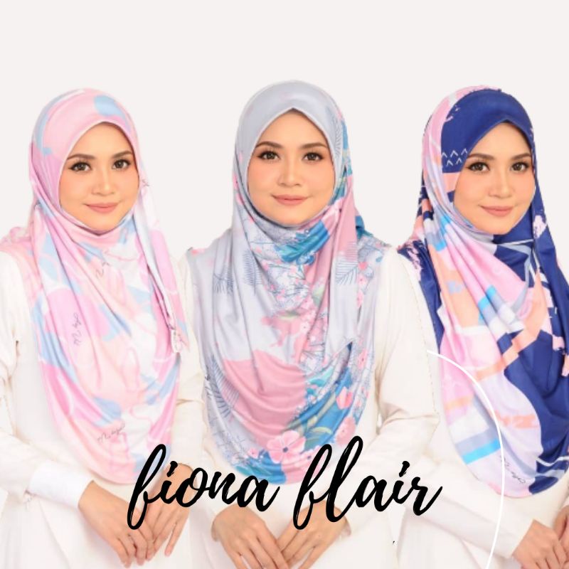 (B)TUDUNG INSTANT FIONA FLAIR DEWASA (AISY VEIL) | Shopee Malaysia