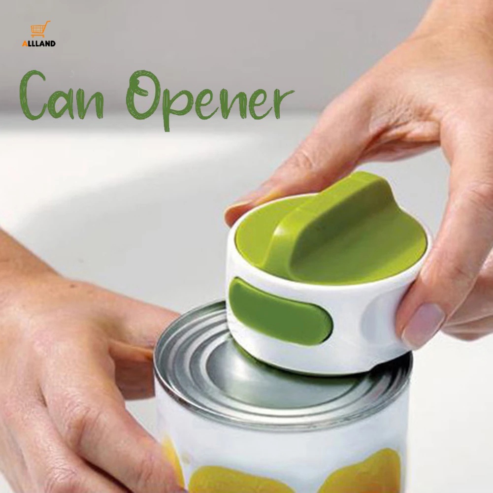 Stainless Steel Manual Can Opener/Portable Safety Rotating Side Cut Can Openers/Kitchen Practical Labor-Saving Gadgets