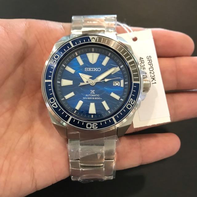 Seiko Prospex Samurai SRPD23K1 Special Edition “Save The Ocean” Automatic  Divers 200m | Shopee Malaysia