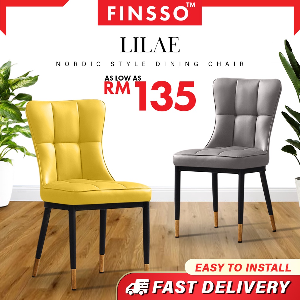 LILAE NORDIC STYLE DINING CHAIR