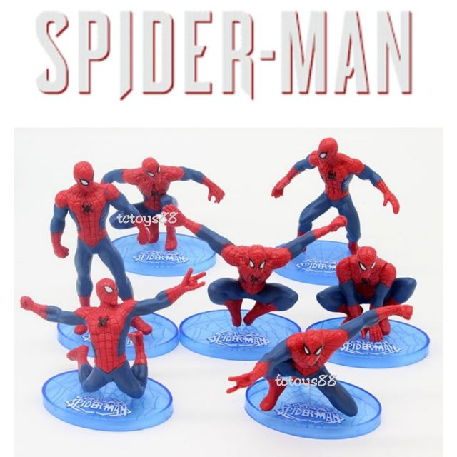 spiderman figure set