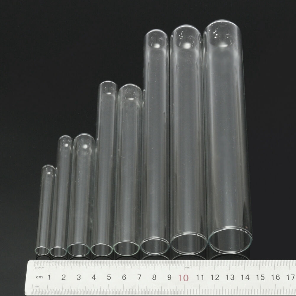 5pcs Glass Pyrex Borosilicate Rimmed Test Blowing Tubes Borosilicate Lab 8 Size Shopee Malaysia