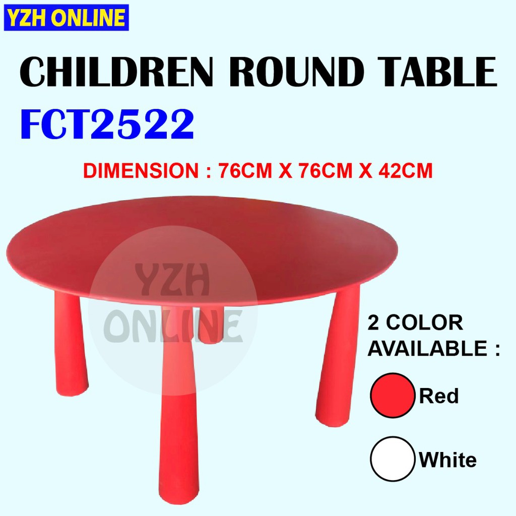 Felton Children Round Table Fct2522 For Kid Only Ready Stock Shopee Malaysia