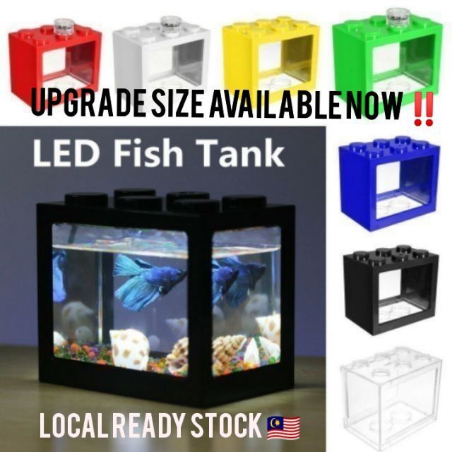 lego block fish tank