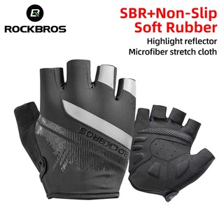Image of ROCKBROS Cycling Men's Gloves Spring Autumn Bike Cycling Gloves Sports Shockproof Breathable MTB Mountain Bike Gloves Motorcycle