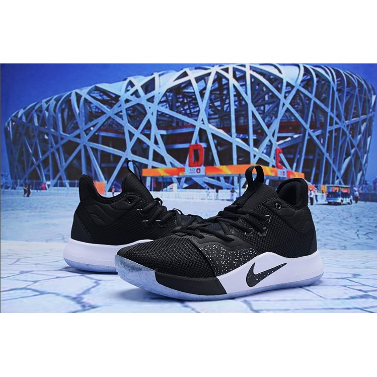 pg3 shoes black and white