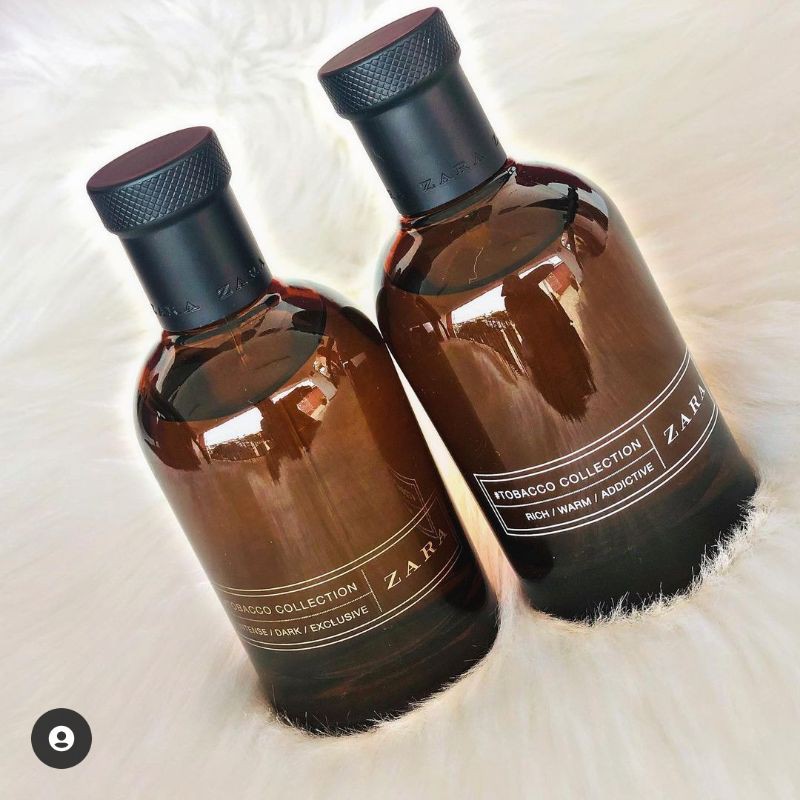 [Original] ZARA Men's Perfume EDT Tobacco White Rich Warm/Black Dark