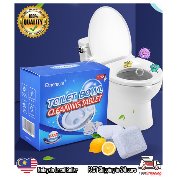 12pcs Toilet Cleaner Tablet Toilet Bowl Toilet Tank Cleaner Tablets