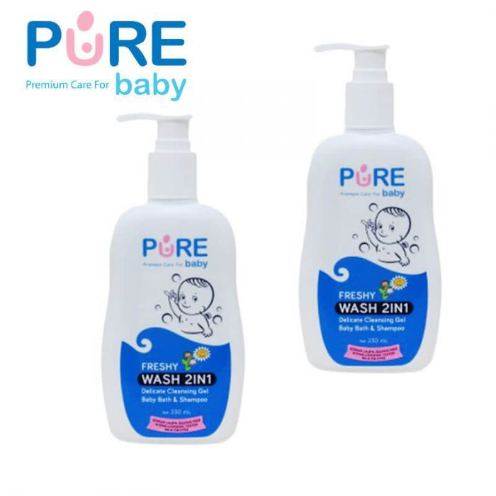 Pure baby wash pump 230ml freshy | Shopee Malaysia