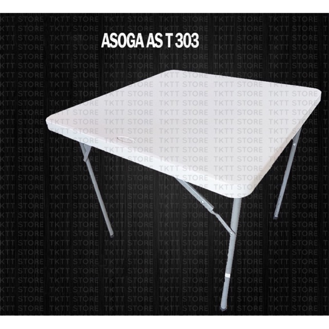 TKTT Asoga 3 Feet Square Foldable Banquet Table Portable Study Table ...