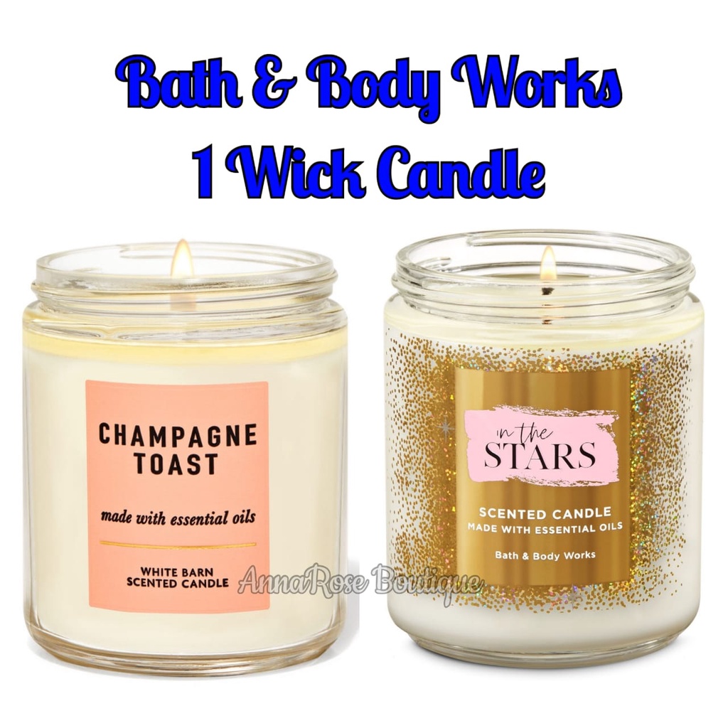 CLEARENCE STOCK PROMO! Bath and Body Works 1 Wick Candle (100% Original) BBW home fragrance