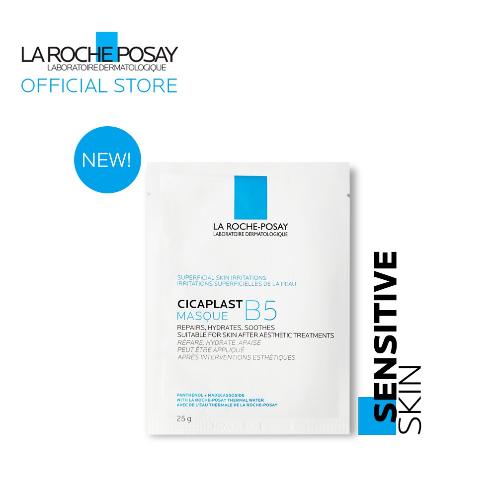 La Roche Posay Cicaplast B5 Mask (1PC) Hydrating Soothing Sheet Mask Normal & Sensitive Skin