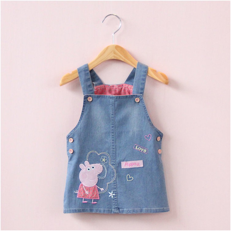 peppa pig denim dress