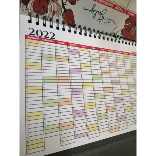 Buy Hadiah Hari Guru Stand Calendar 2022 Kalendar Desk Planner Home