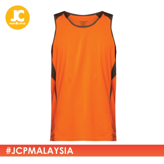 orange running vest