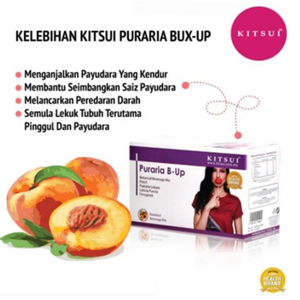Kitsui Puraria B Up 15g X 15sachet Shopee Malaysia