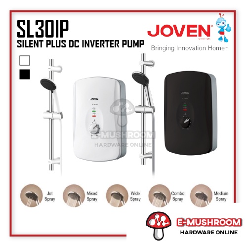 Joven SL30iP Hot Shower Instant Water Heater with Inerter DC Pump ...