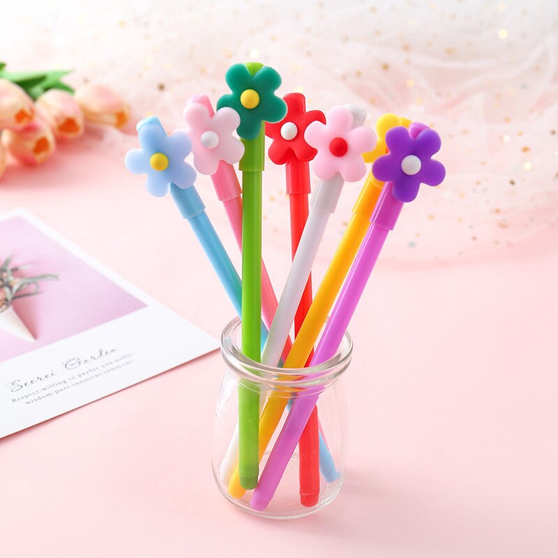 1 Pcs Korean Stationery Kawaii Cute Candy Flower Creative School Office  Supplies Gel Pen Gift Sweet Pretty Lovely Funny | Shopee Malaysia