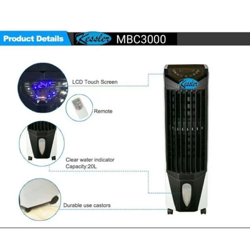 Kessler Air Cooler Mbc 3000 冷风机 Shopee Malaysia