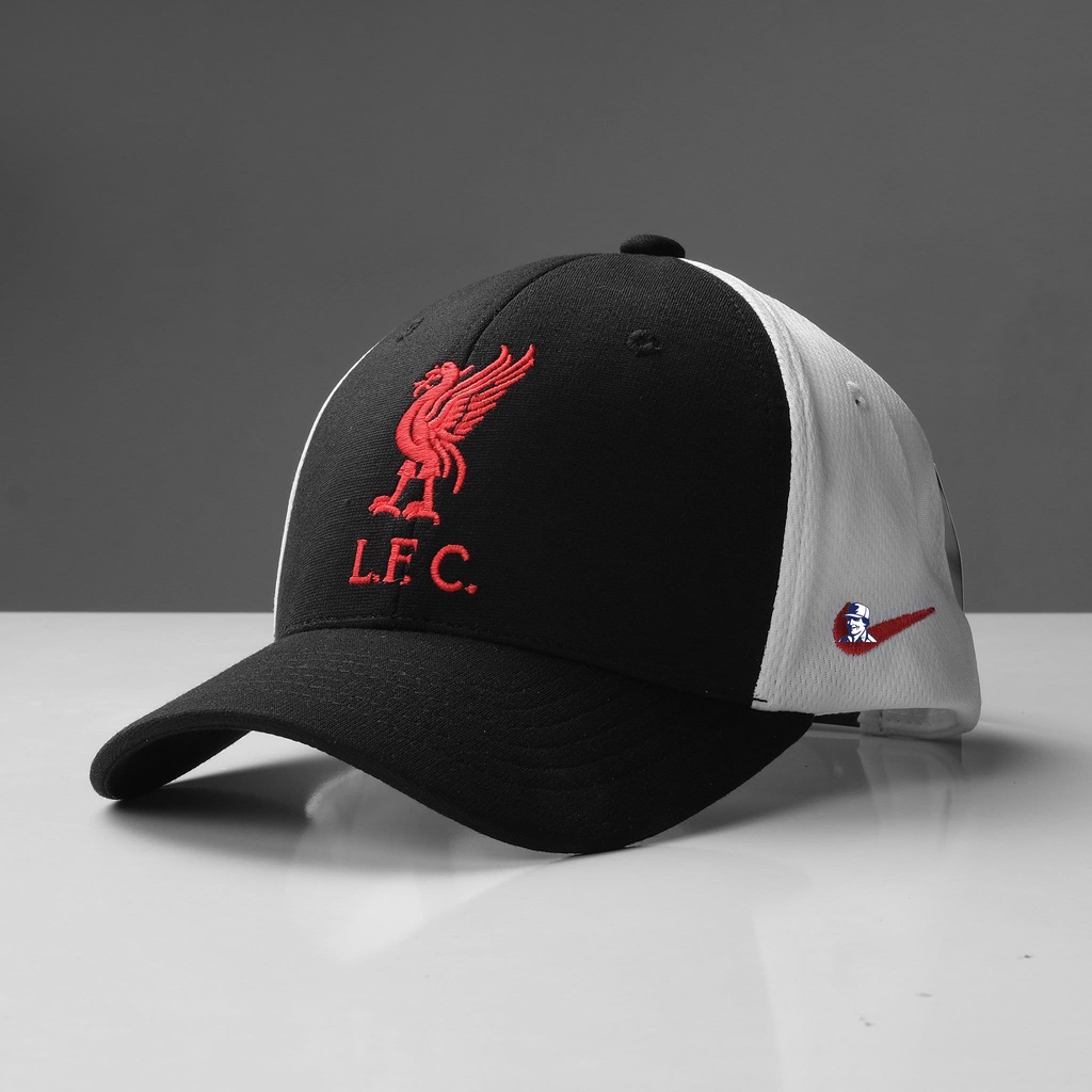 Liverpool baseball cap in black and white Shopee Malaysia