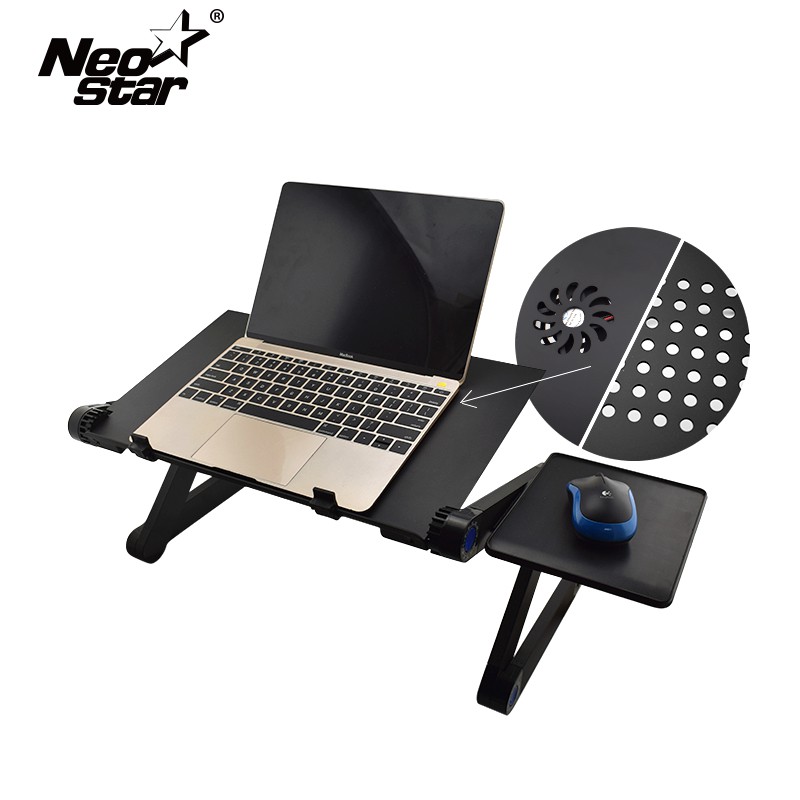 Adjustable Laptop Desk Notebook Lapdesks With Cooling Fan Mouse