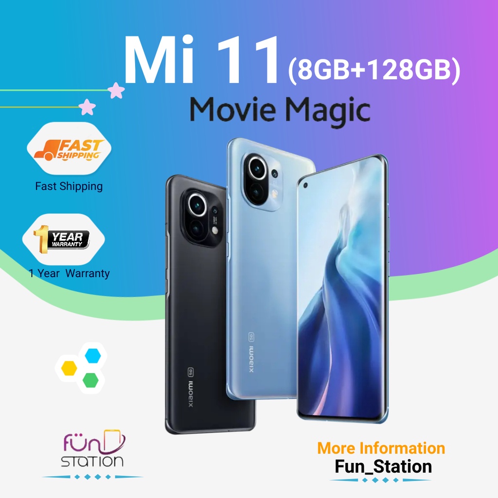 MI 11 5G XIAOMI 11 5G (8GB+128GB) XIAOMI MALAYSIA WARRANTY