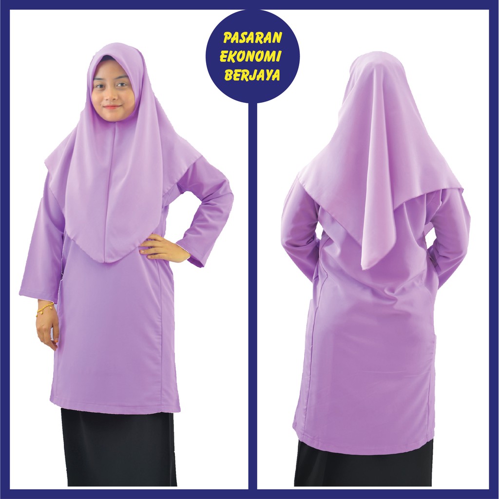 BAJU KURUNG PENGAWAS UNGU LICIN BAJU KURUNG PENGAWAS UNGU LICIN