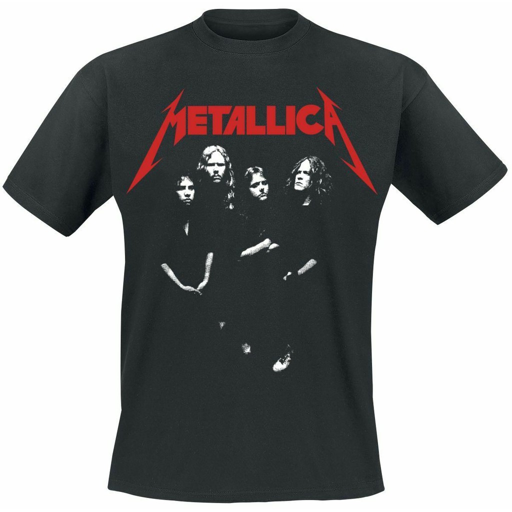 metallica four faces t shirt