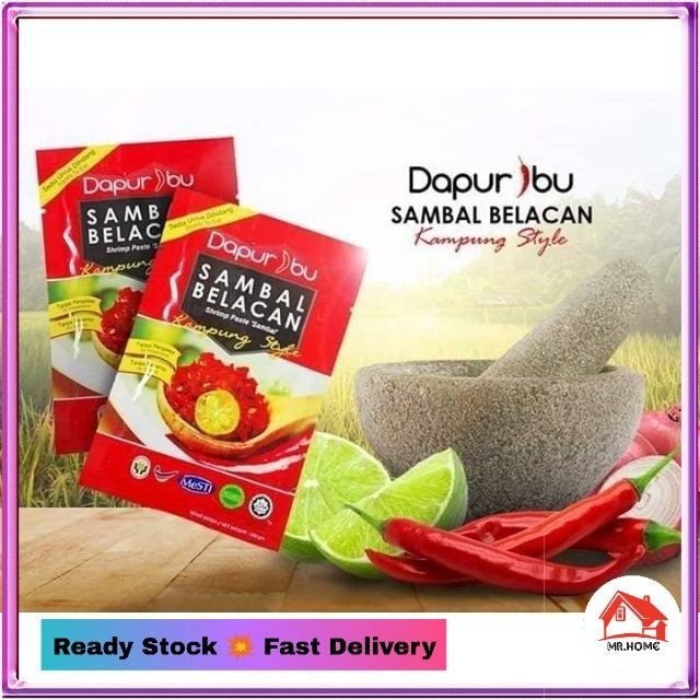 Buy Tanpa Pengawet Sambal Belacan Dapur Ibu 100gr Homemade Belacan Kampung Semulajadi Tanpa Pengawet Seetracker Malaysia