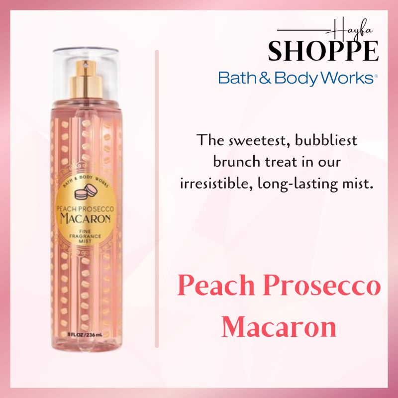 bath and body works peach prosecco