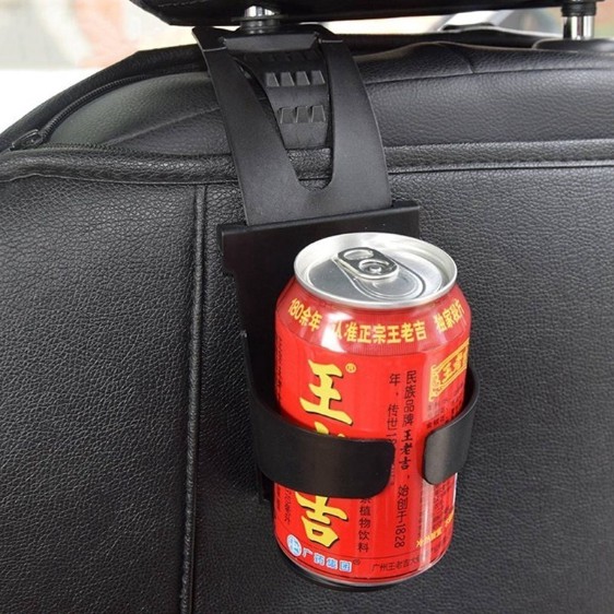 Universal Black Beverage Cup Holder Auto Door Mount Drink Bottle