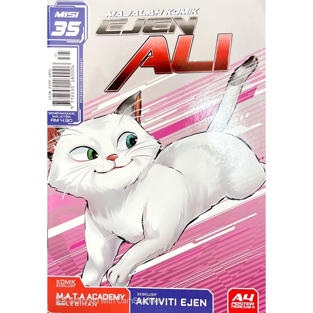 【READY STOCK】Majalah Komik Ejen Ali Misi 34-40