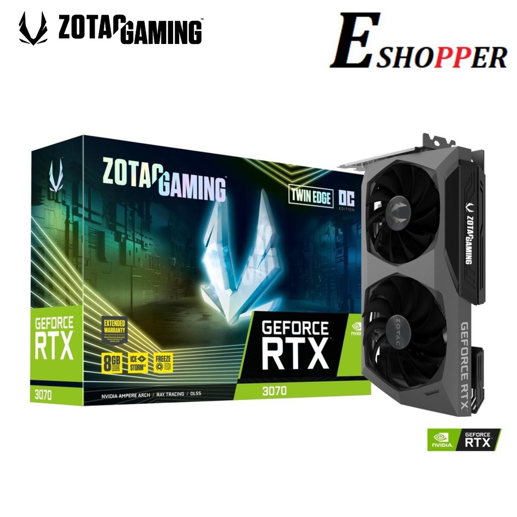 ZOTAC GAMING GeForce RTX3070 8GB GDDR6 Twin Edge OC (ZT-A30700H-10PLHR)