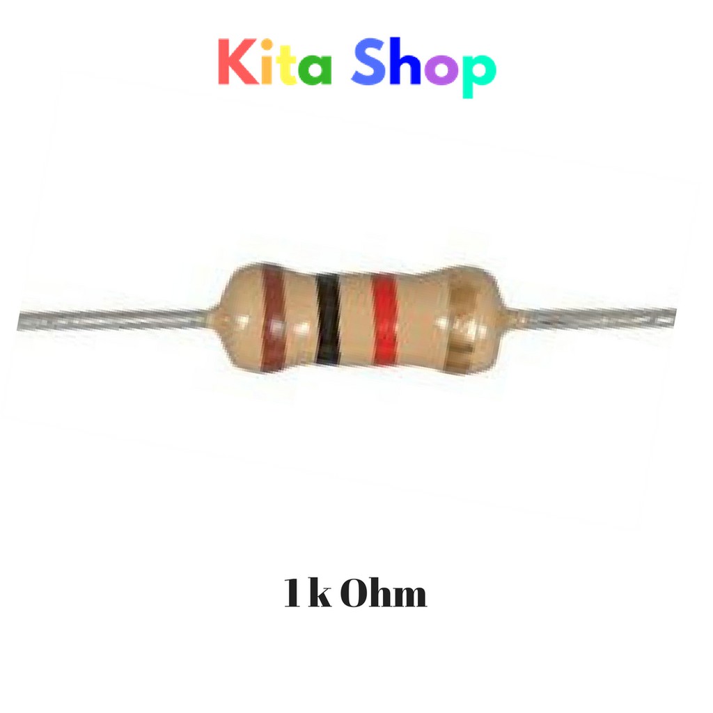 Resistor 1k Ohm Carbon 0 25w Shopee Malaysia