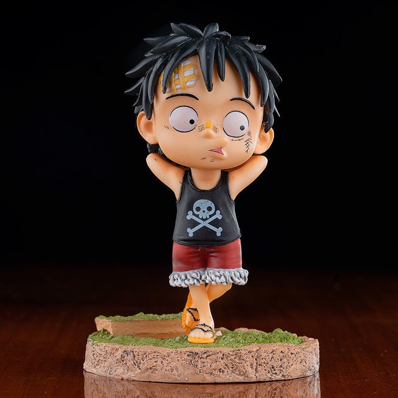 One Piece Lie Luffy Gk Anime Figure Model Car | Shopee Malaysia