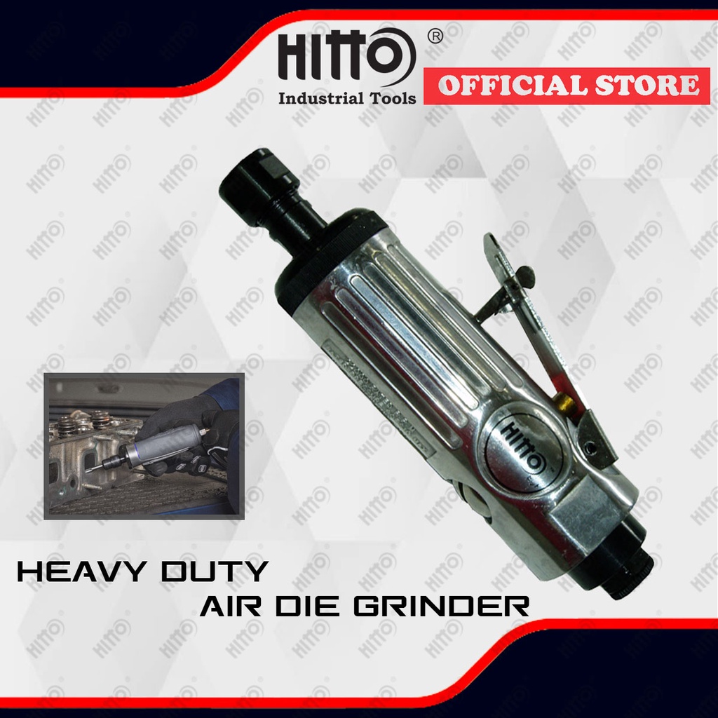 [100] Hitto 1/4" ( 6MM ) Heavy Duty Air Die Grinder ( HT7033 ) ( Made