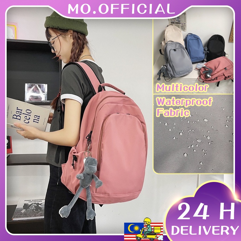 【Ready Stock】 15.6-Inch Cute student Backpack schoolbag female korean ins style Waterproof Laptop fashion Travel Bag双肩书包