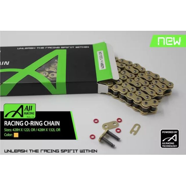 Y15zr Rs150 Lc135 Fz150 428 122 O Ring Chain Aji Racing Shopee Malaysia