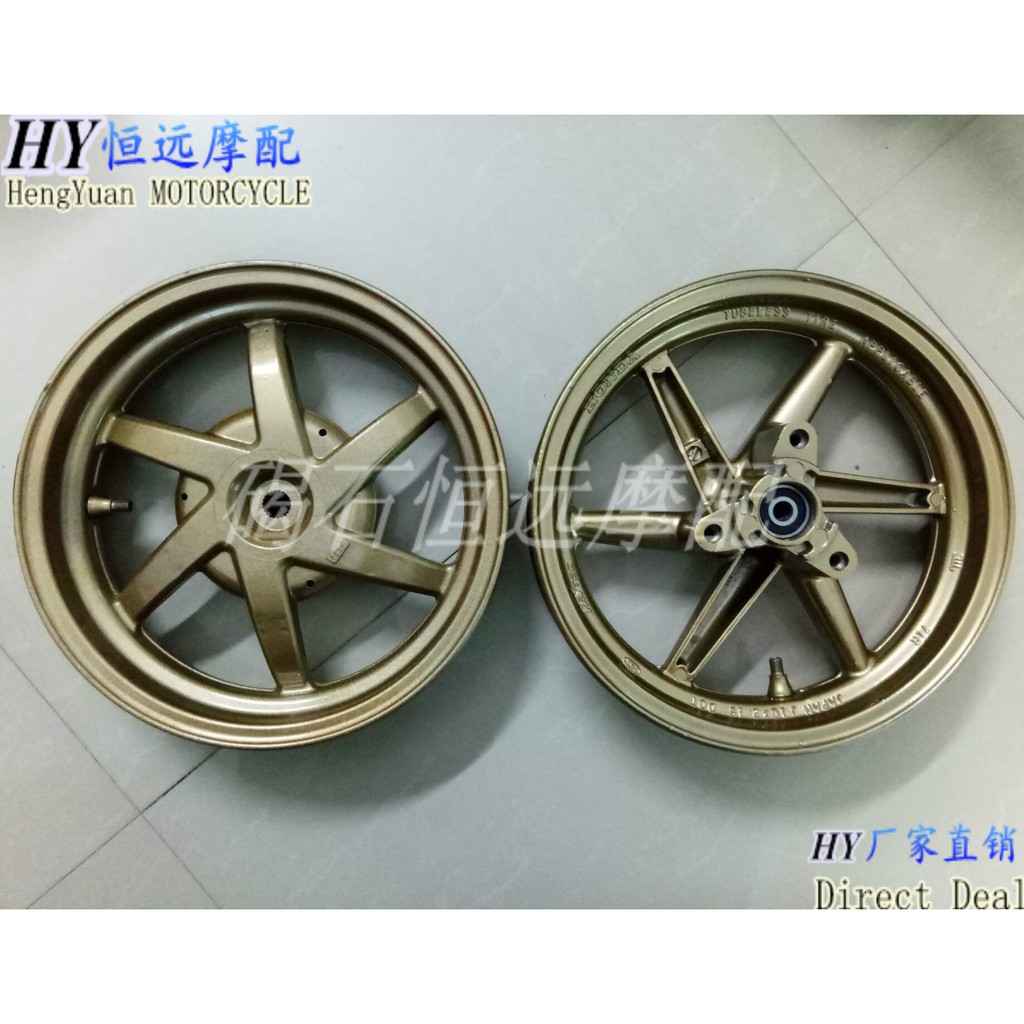 For Honda Dio 28 Zx 34 35 Term 56 Modified Gold Wheel Rim Shopee Malaysia