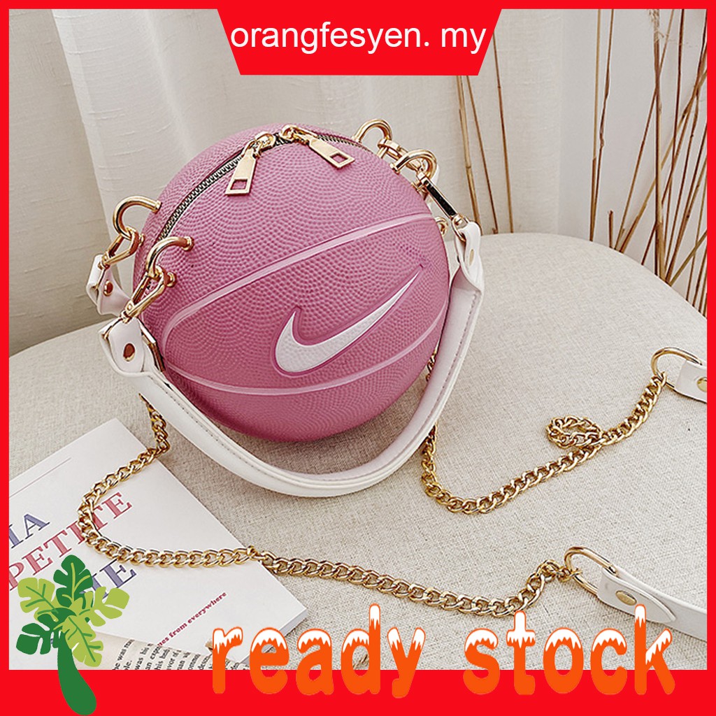 pink nike basketball bag